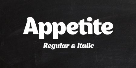 Appetite Font Family