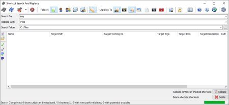 Shortcuts Search And Replace v2.3