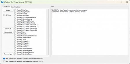 Windows 10/11 App Remover v1.6.1