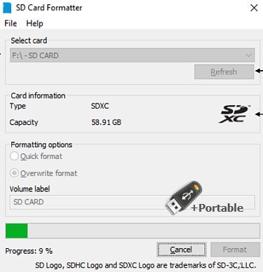 SD Memory Card Formatter v5.0.3 + Portable