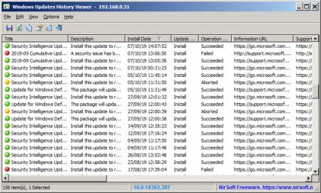 WinUpdatesView v1.19