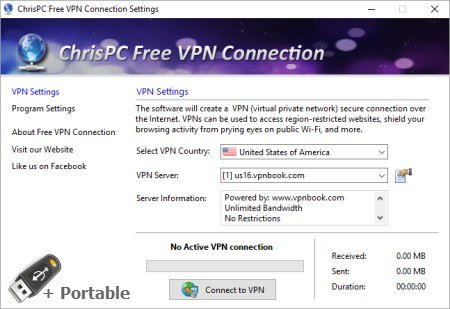 ChrisPC Free VPN Connection v4.25.0210 + Portable